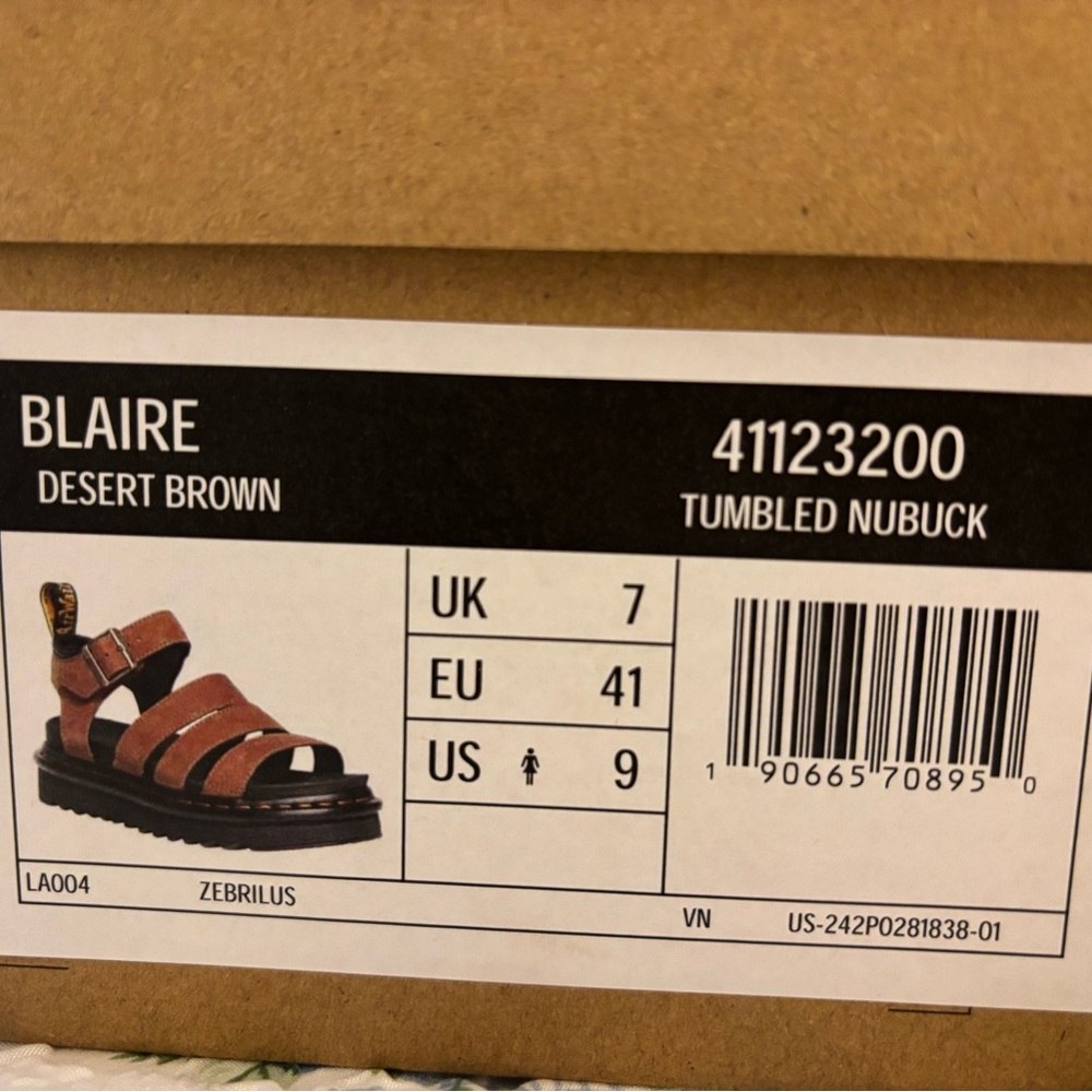 Dr. Martens Blaire Sandals in Rich Brown